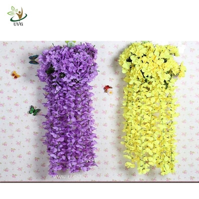 China UVG Artificial Flower Arrangements Christmas Wreath Plastic Wisteria Blossom for Party supplier