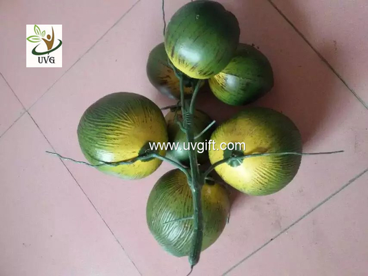 China UVG high simulation plastic artificial coconut for fake palm tree decoration PTR045 supplier
