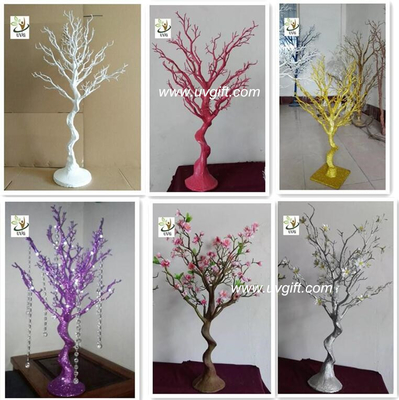 China UVG DTR25 colorful plastic dry tree branch decoration wedding centerpieces for tables supplier