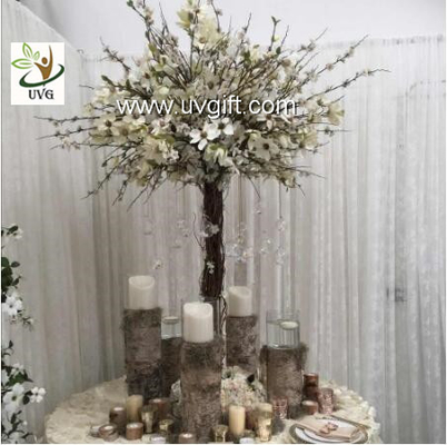 China UVG Decorative Centerpieces Table Wedding Blossom Trees White Artificial magnolia flower supplier