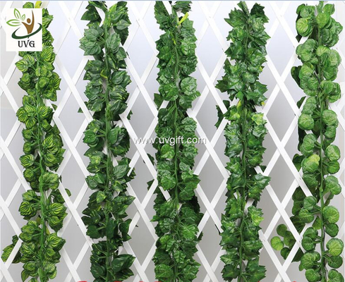 China UVG decorating ideas hanging plastic ivy leaves artificial vines for wedding themes use DHP01 supplier