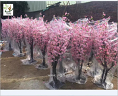 UVG 2m high outdoor pink cherry blossom tree fake with peach flower branches for wedding planner CHR152