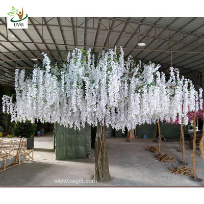 China UVG 4m large artificial decorative tree with wisteria blossom for home garden decoration supplier