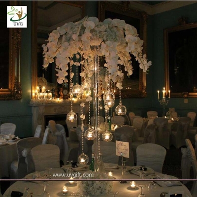 China UVG event party supplier 5ft wedding decoration table centerpiece in artificial orchids supplier