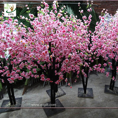 China UVG china wedding supplies party decoration pink artificial peach blossom trees for sale CHR152 supplier