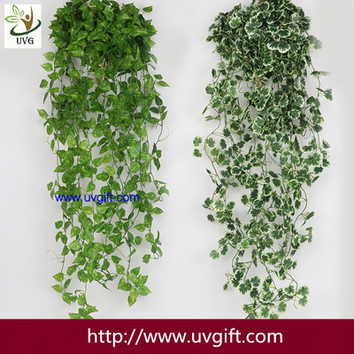 China UVG 90cm long artificial grape vines fake ivy with plastic leaf garland for garden ornament BHP01 supplier