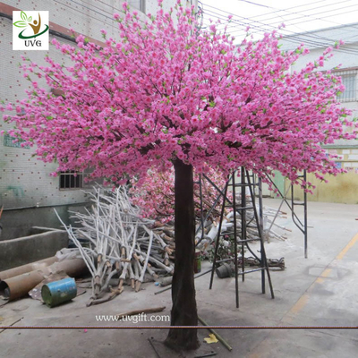 China UVG 10 foot pink peach blossom artificial trees indoor for cheap wedding decorations CHR160 supplier