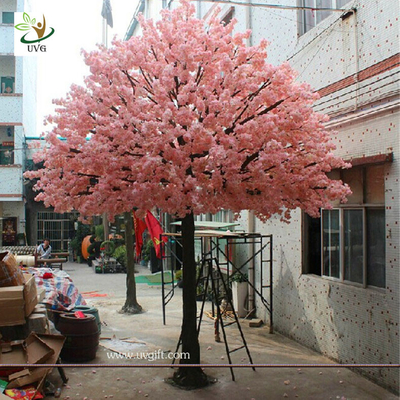 China UVG 17 foot large cheap artificial trees in silk cherry blossoms for wedding background decoration CHR161 supplier