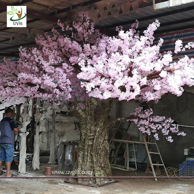 China UVG event decoration materials large indoor artificial trees in cherry blossom bouquets CHR163 supplier