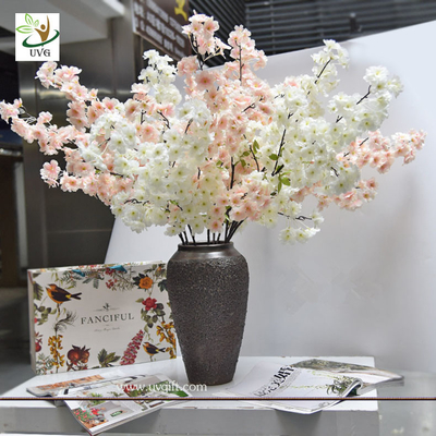 China UVG china supplier silk cherry blossom tree branch decor for wedding vase use CHR167 supplier