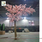 UVG 11ft high pink color artificial cherry blossom trees for weddings CHR157