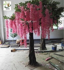 UVG unique wedding ideas decorative small artificial wisteria blossom indoor silk trees for sale WIS019