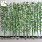 UVG wholesale decorative artificial lucky bamboo in silk and plastic leaves for indoor decoration PLT19