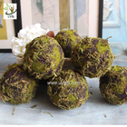 UVG arts and crafts artificial moss ball fake garden stone for wedding event decoration GRS043