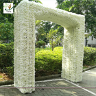 UVG 2.5 meters artificial rose and hydrangea flower entrance for wedding hall decoration CHR1145