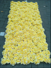 UVG wedding decoration wholesale gridding artificial flower wall for stage backdrop decoration CHR1147