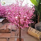UVG Dongguang manufactory make pink landscape artificial peach blossom trees for emporium decoration CHR152